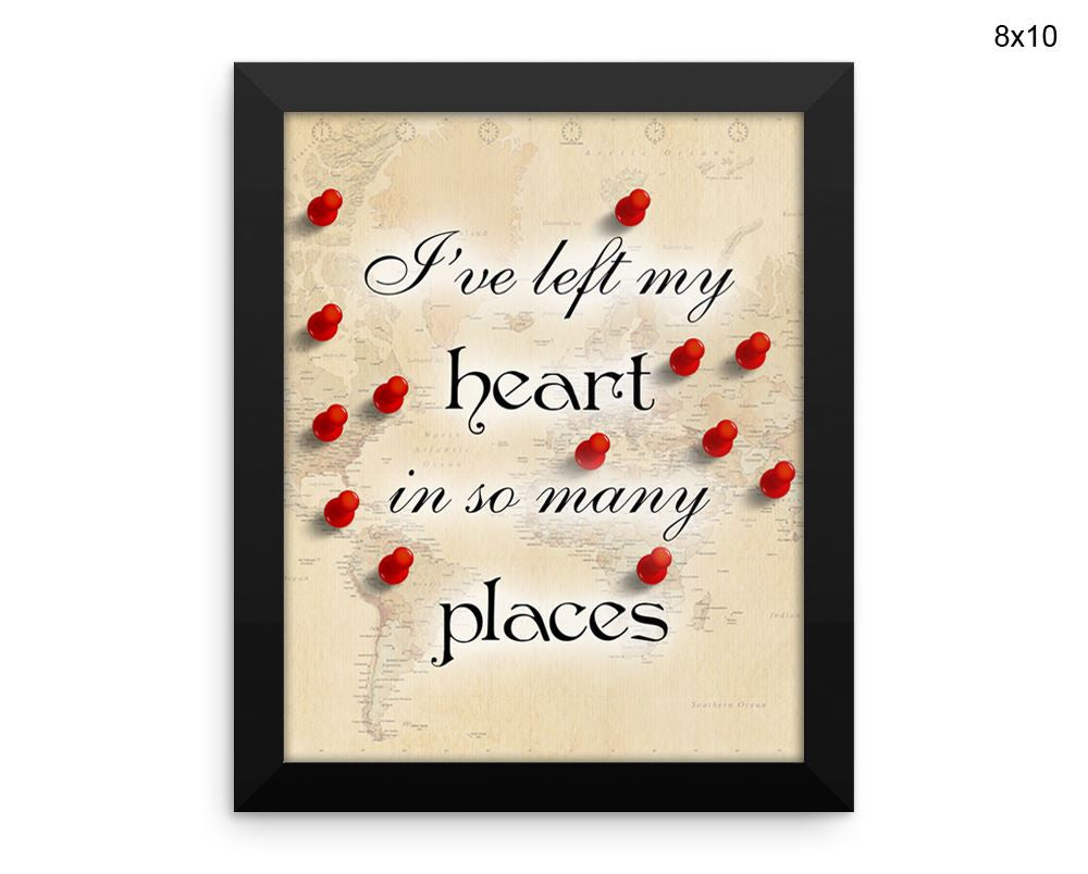 Traveller Travelling Print, Beautiful Wall Art with Frame and Canvas options available Decor