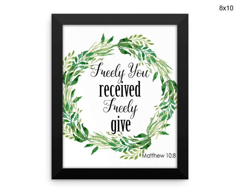 Matthew Scripts Print, Beautiful Wall Art with Frame and Canvas options available  Decor