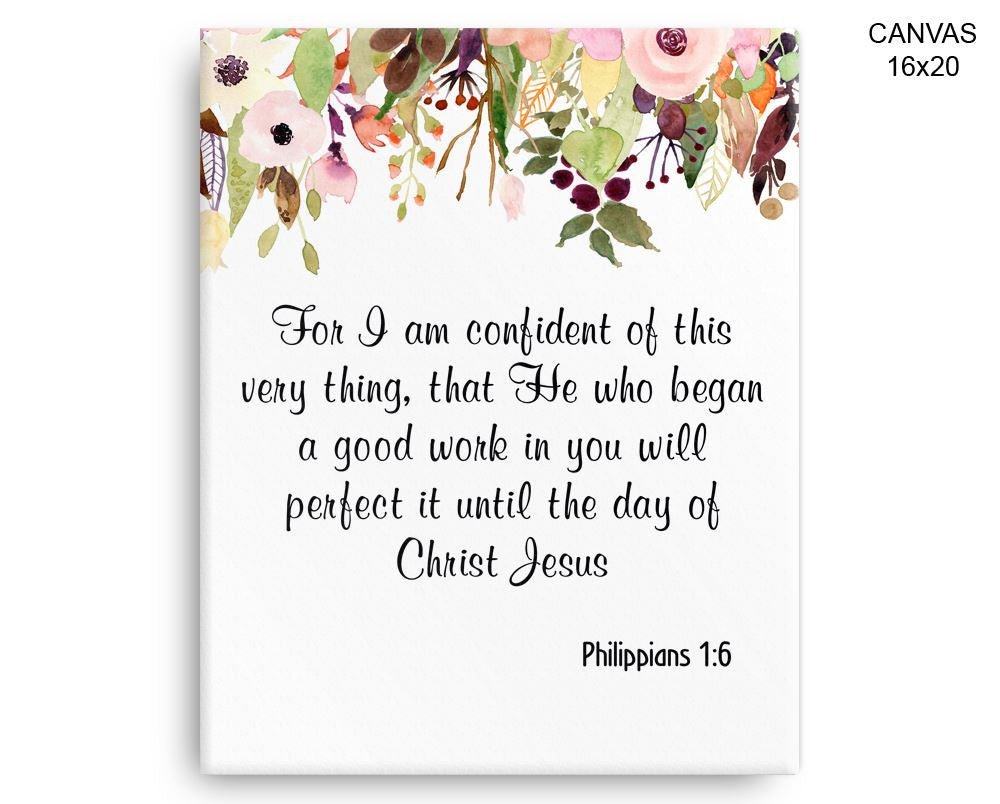 Philippians Print, Beautiful Wall Art with Frame and Canvas options available Religious Decor