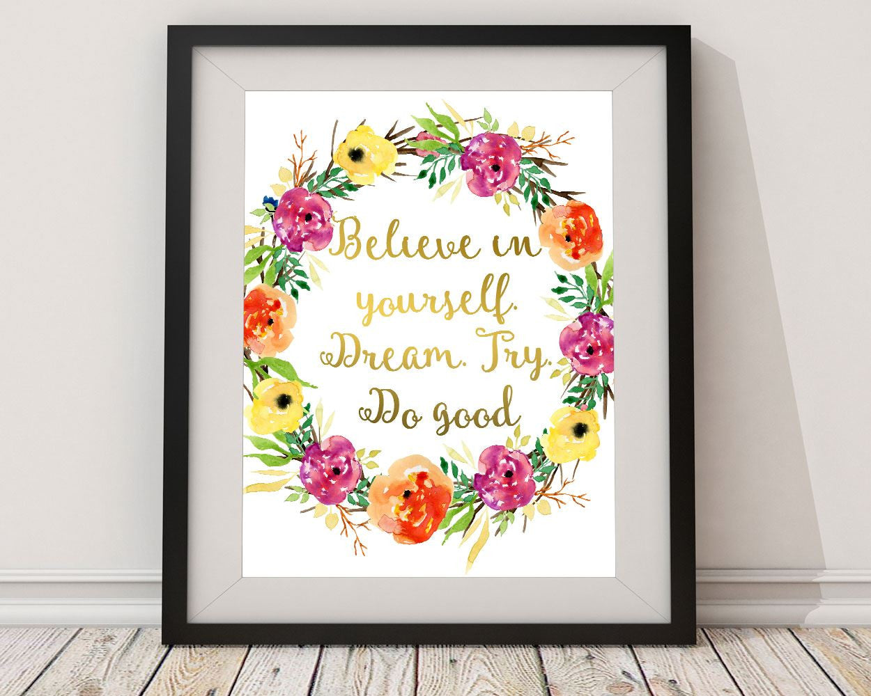Wall Art Believe Digital Print Believe Poster Art Believe Wall Art Print Believe Optimism Art Believe Optimism Print Believe Wall Decor - Digital Download