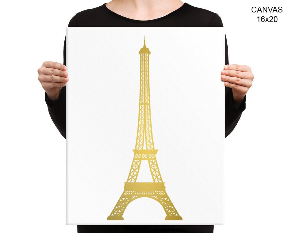 Eiffel Tower Print, Beautiful Wall Art with Frame and Canvas options available Decor