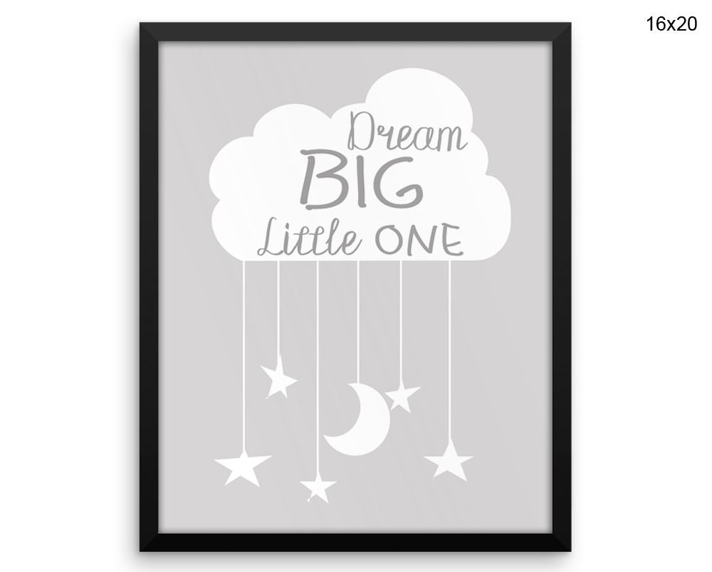 Dreaming Print, Beautiful Wall Art with Frame and Canvas options available Nursery Decor
