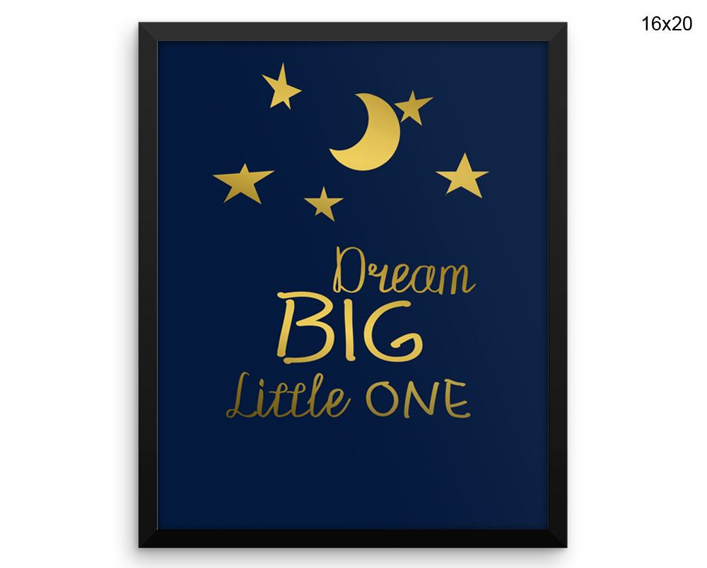 Nursery Dreams Print, Beautiful Wall Art with Frame and Canvas options available Decor