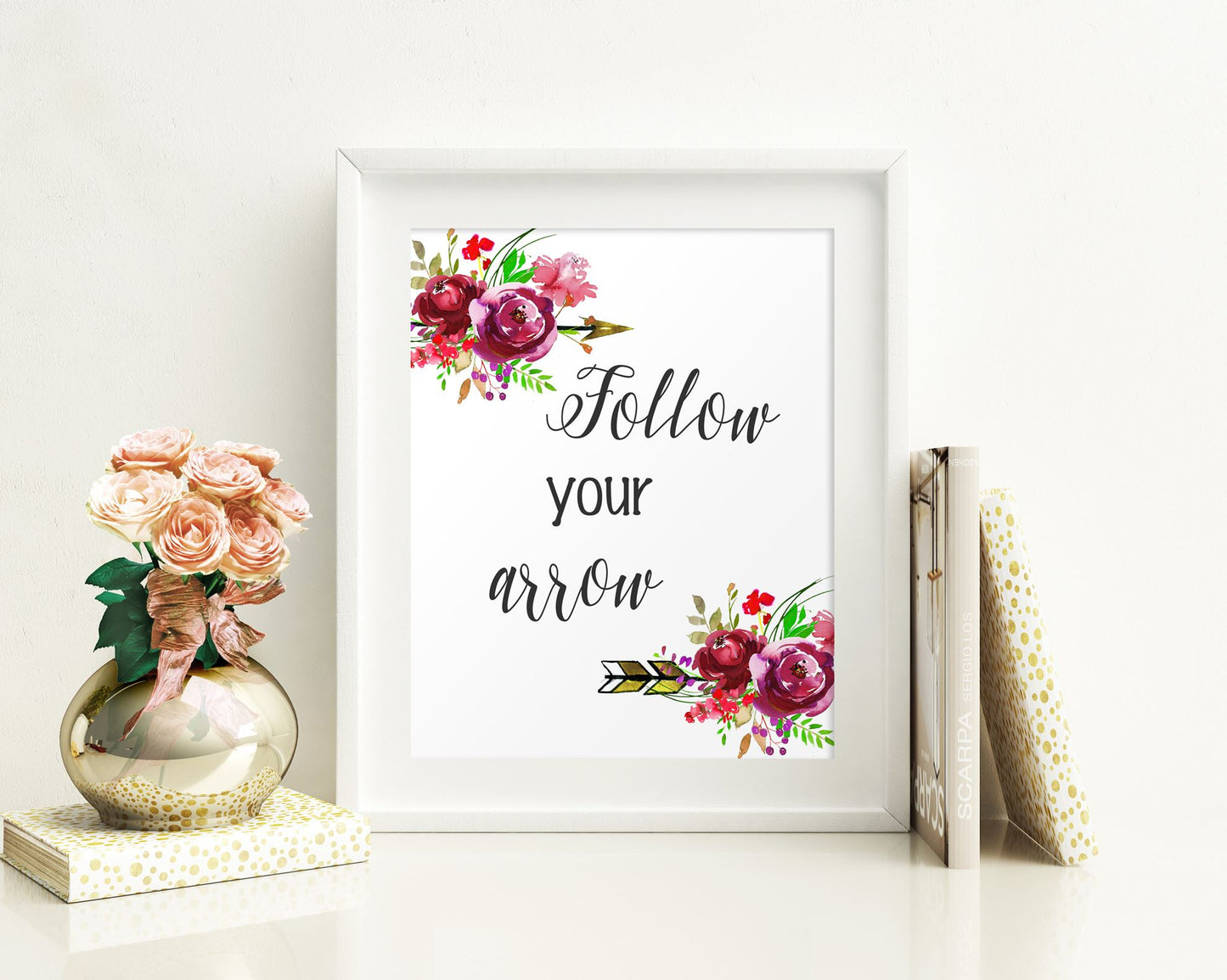Wall Art Follow Your Arrow Digital Print Follow Your Arrow Poster Art Follow Your Arrow Wall Art Print Follow Your Arrow Wall Decor Follow - Digital Download