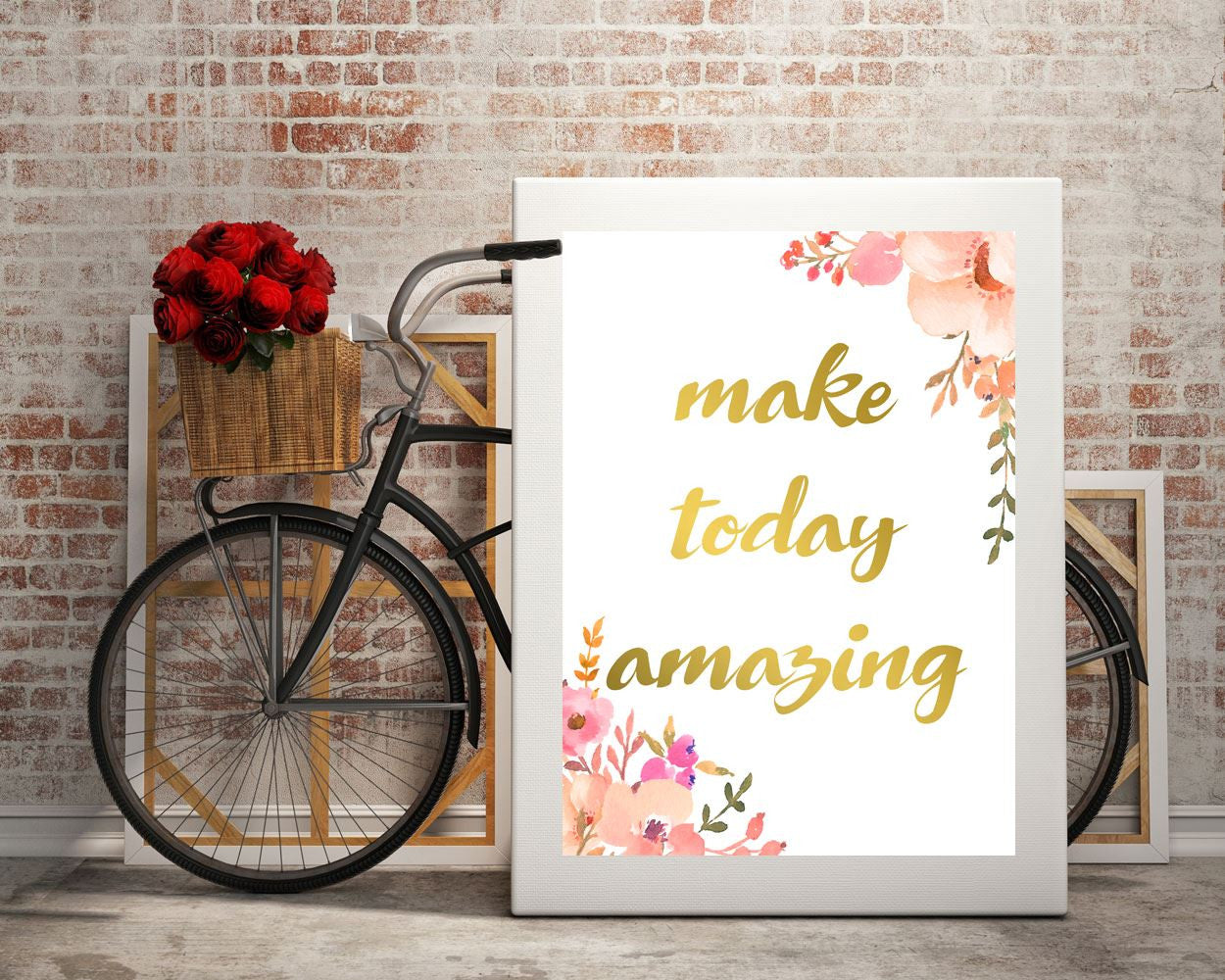 Wall Art Inspire Digital Print Today Poster Art Inspire Wall Art Print Today Wall Decor Inspire digital art digital print positive quote - Digital Download