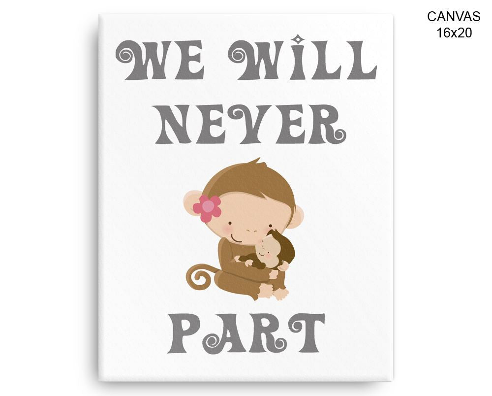 Nursery Print, Beautiful Wall Art with Frame and Canvas options available Decor