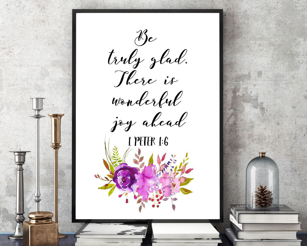 Wall Decor Peter Printable Christian Prints Peter Sign Christian Nursery Art Christian Nursery Print Peter Printable Art Peter Bible Verse - Digital Download