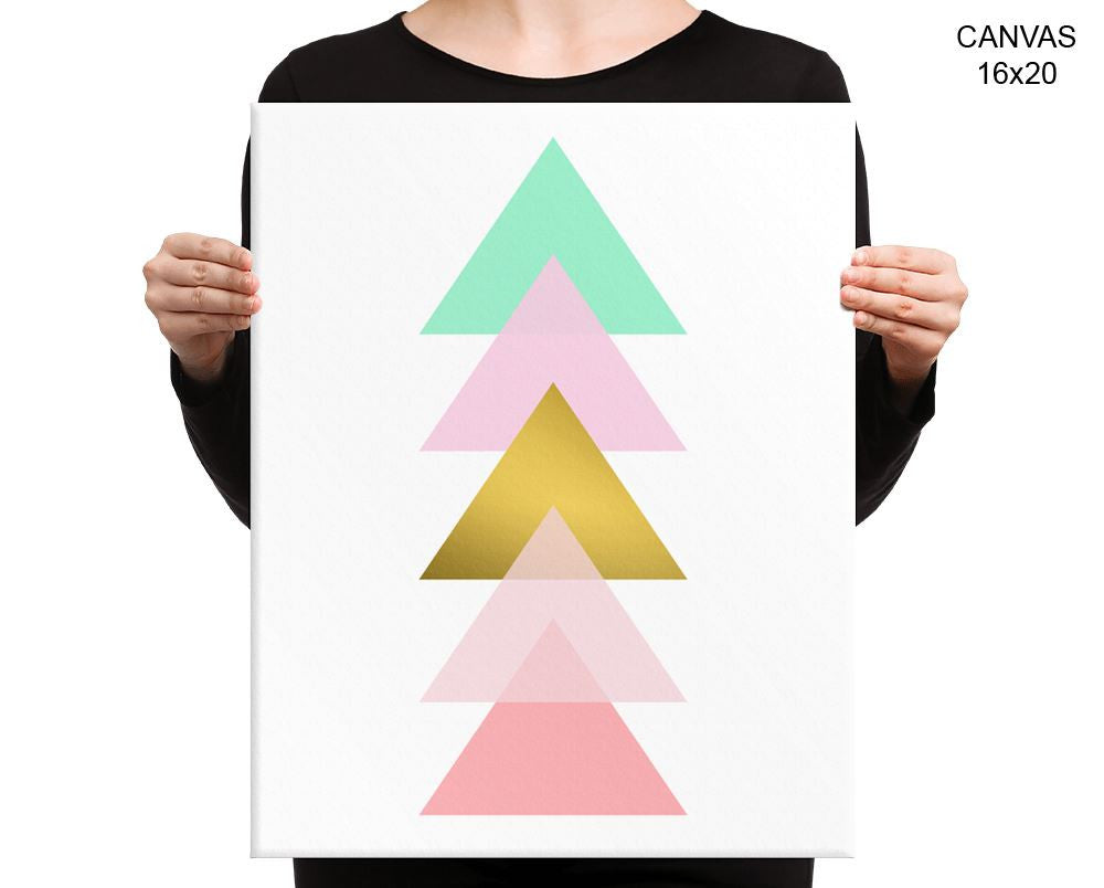Abstract Geometric Print, Beautiful Wall Art with Frame and Canvas options available Decor