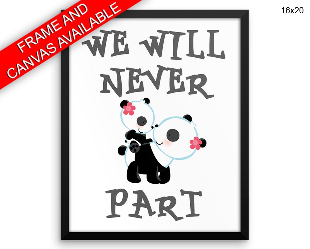 Nursery Print, Beautiful Wall Art with Frame and Canvas options available Decor
