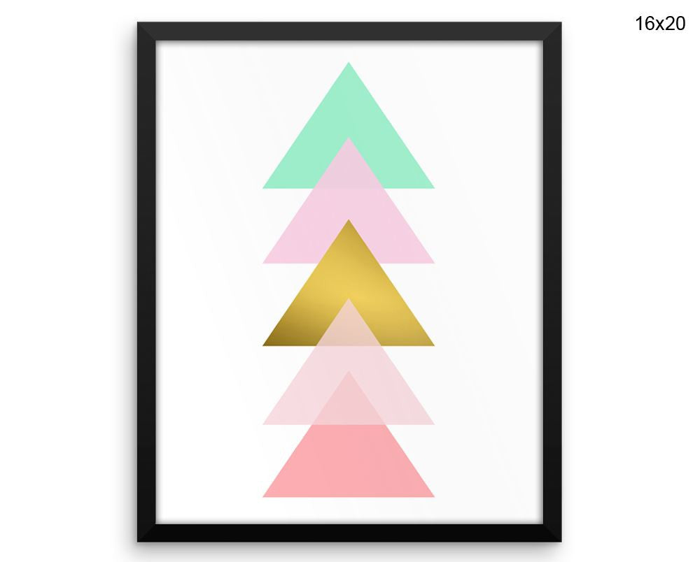 Abstract Geometric Print, Beautiful Wall Art with Frame and Canvas options available Decor