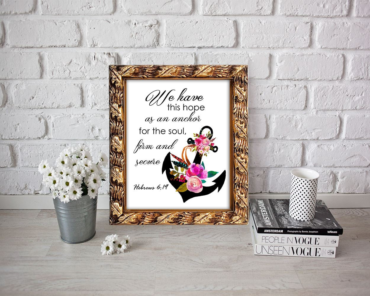 Wall Art Hebrews Digital Print Hebrews Poster Art Hebrews Wall Art Print Hebrews Faith Art Hebrews Faith Print Hebrews Wall Decor Hebrews - Digital Download