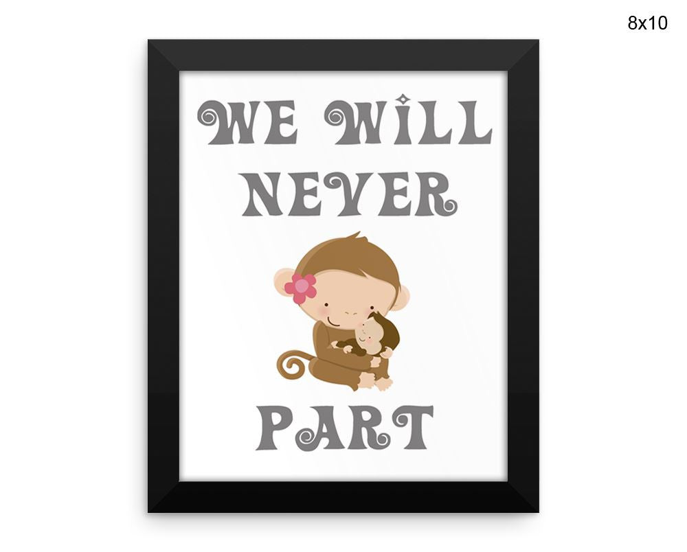 Nursery Print, Beautiful Wall Art with Frame and Canvas options available Decor