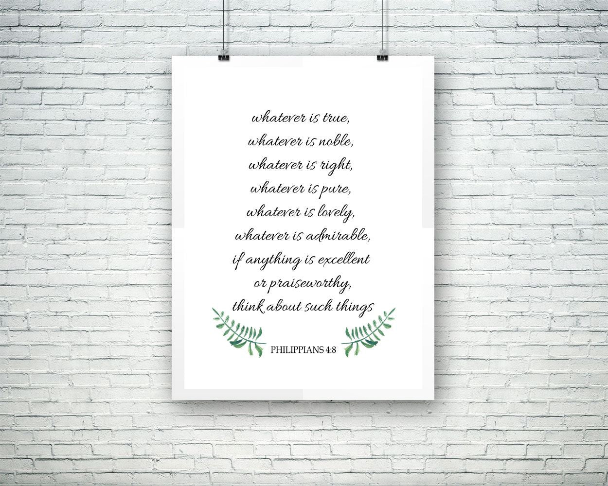 Philippians Prints Wall Art Philippians Digital Download Philippians Holy Art Philippians Holy Print Philippians Instant Download - Digital Download