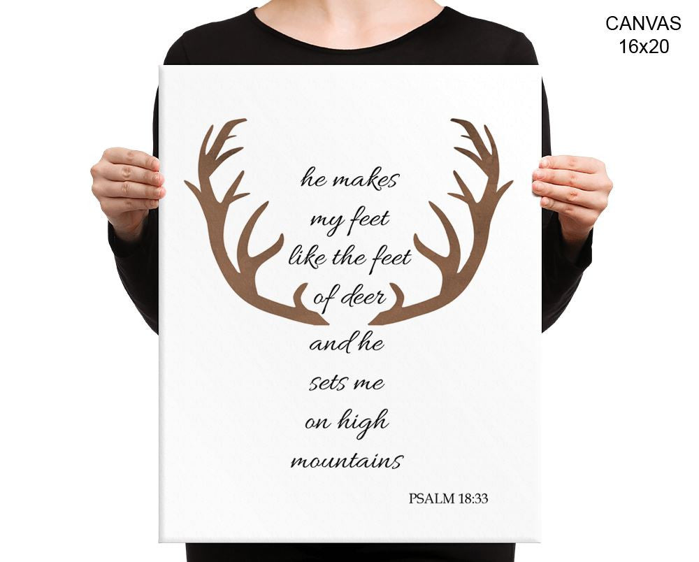 Psalm Lord Print, Beautiful Wall Art with Frame and Canvas options available Scripture Decor