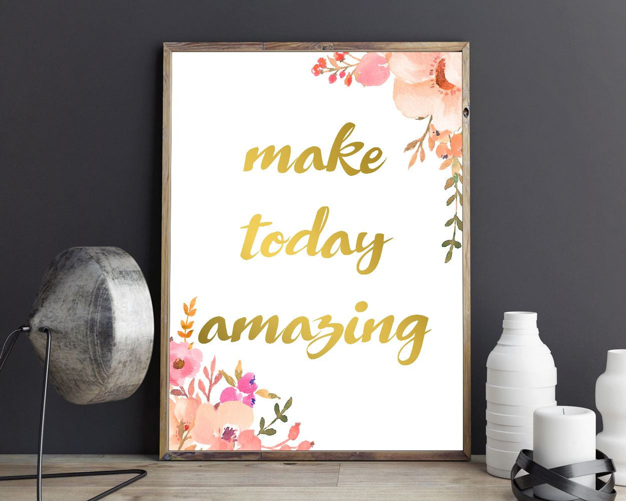 Wall Art Inspire Digital Print Today Poster Art Inspire Wall Art Print Today Wall Decor Inspire digital art digital print positive quote - Digital Download