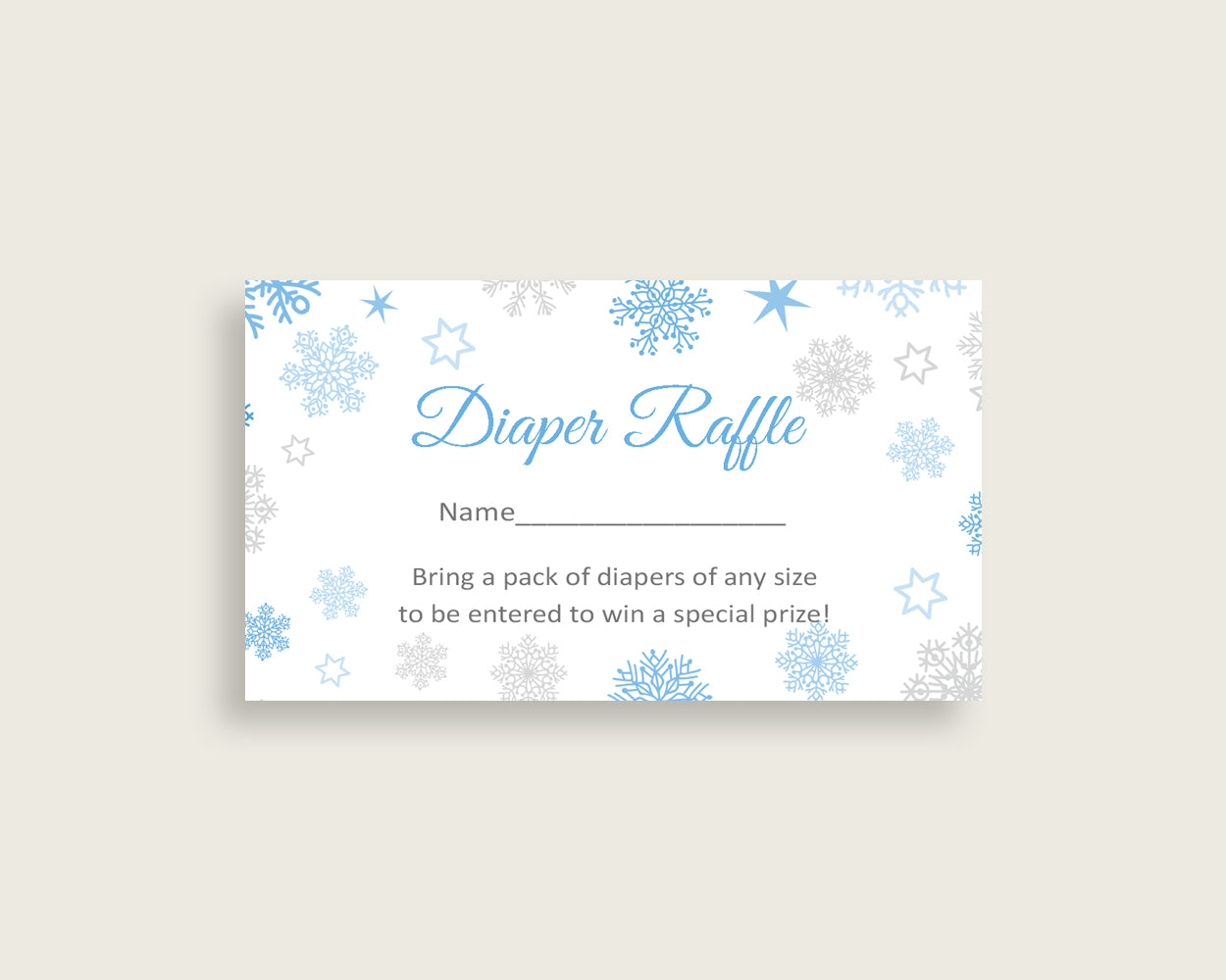 Diaper Raffle Baby Shower Diaper Raffle Snowflake Baby Shower Diaper Raffle Blue Gray Baby Shower Snowflake Diaper Raffle pdf jpg NL77H