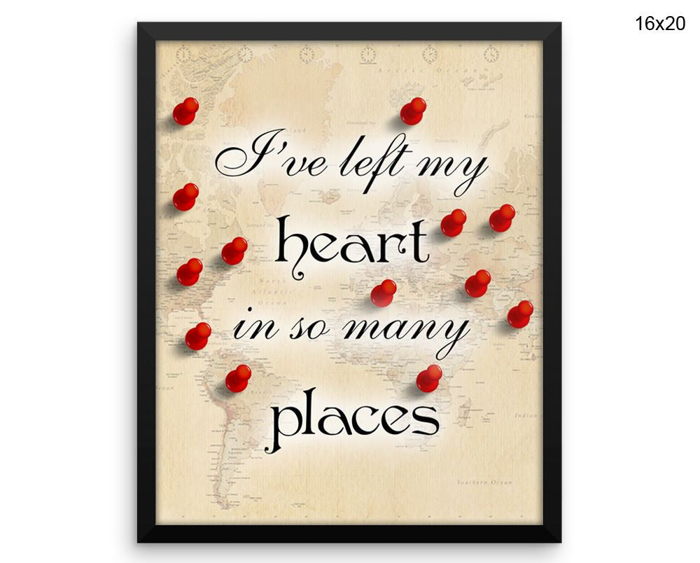 Traveller Travelling Print, Beautiful Wall Art with Frame and Canvas options available Decor
