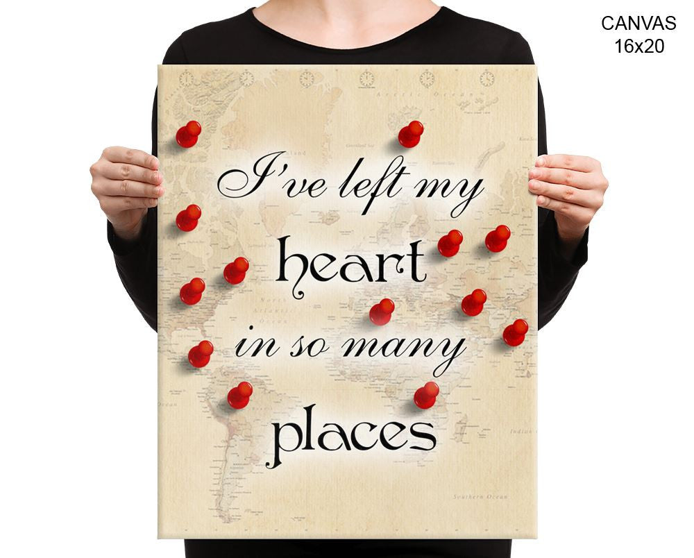 Traveller Travelling Print, Beautiful Wall Art with Frame and Canvas options available Decor