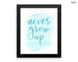 Peter Pan Print, Beautiful Wall Art with Frame and Canvas options available Boys Decor