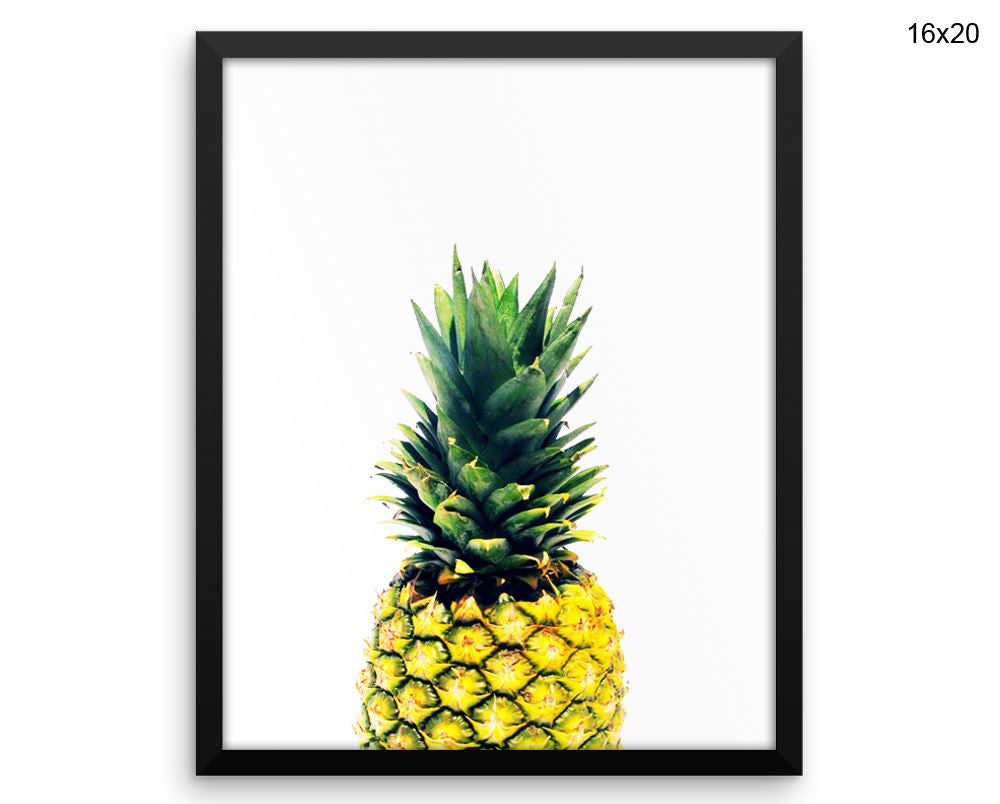 Pineapple Print, Beautiful Wall Art with Frame and Canvas options available Nature Decor