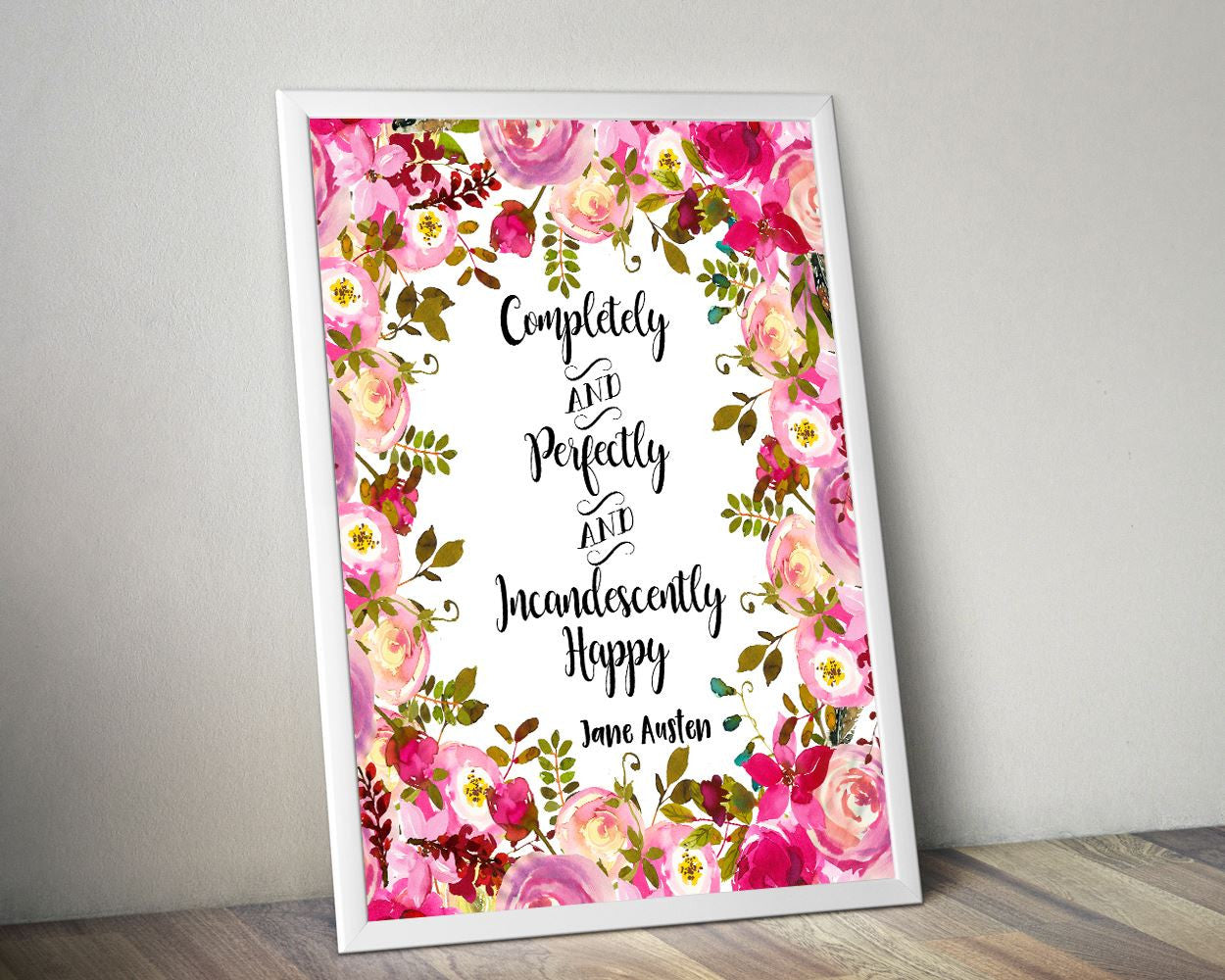 Jane Austen Framed Print Available Jane Austen Canvas Print Available Jane Austen Quote Art Jane Austen Quote Print Jane Austen Printed Jane - Digital Download