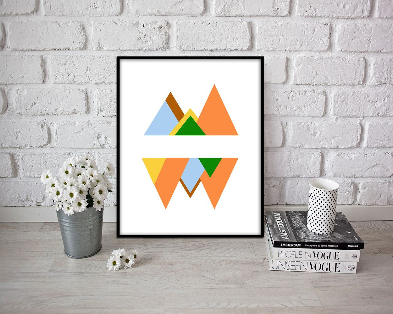 Wall Art Modern Digital Print Mid Century Poster Art Modern Wall Art Print Mid Century  Wall Decor Modern colourful colorful wall art - Digital Download