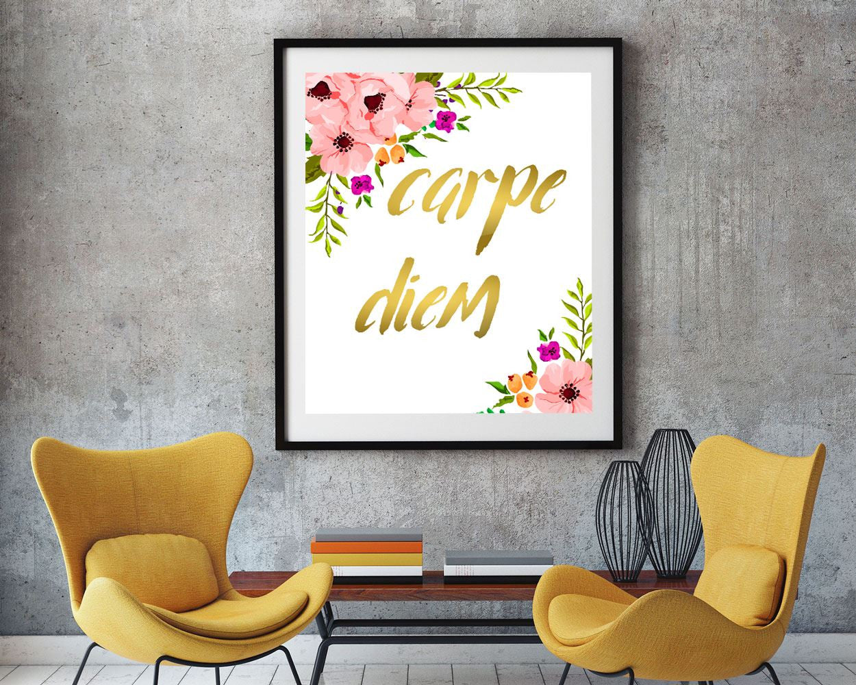 Wall Art Carpe Diem Digital Print Carpe Diem Poster Art Carpe Diem Wall Art Print Carpe Diem Motivation Art Carpe Diem Motivation Print - Digital Download