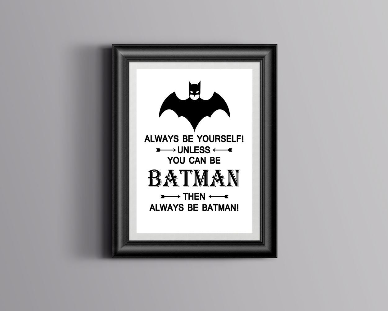 Wall Art Batman Digital Print Batman Poster Art Batman Wall Art Print Batman Kids Art Batman Kids Print Batman Wall Decor Batman - Digital Download