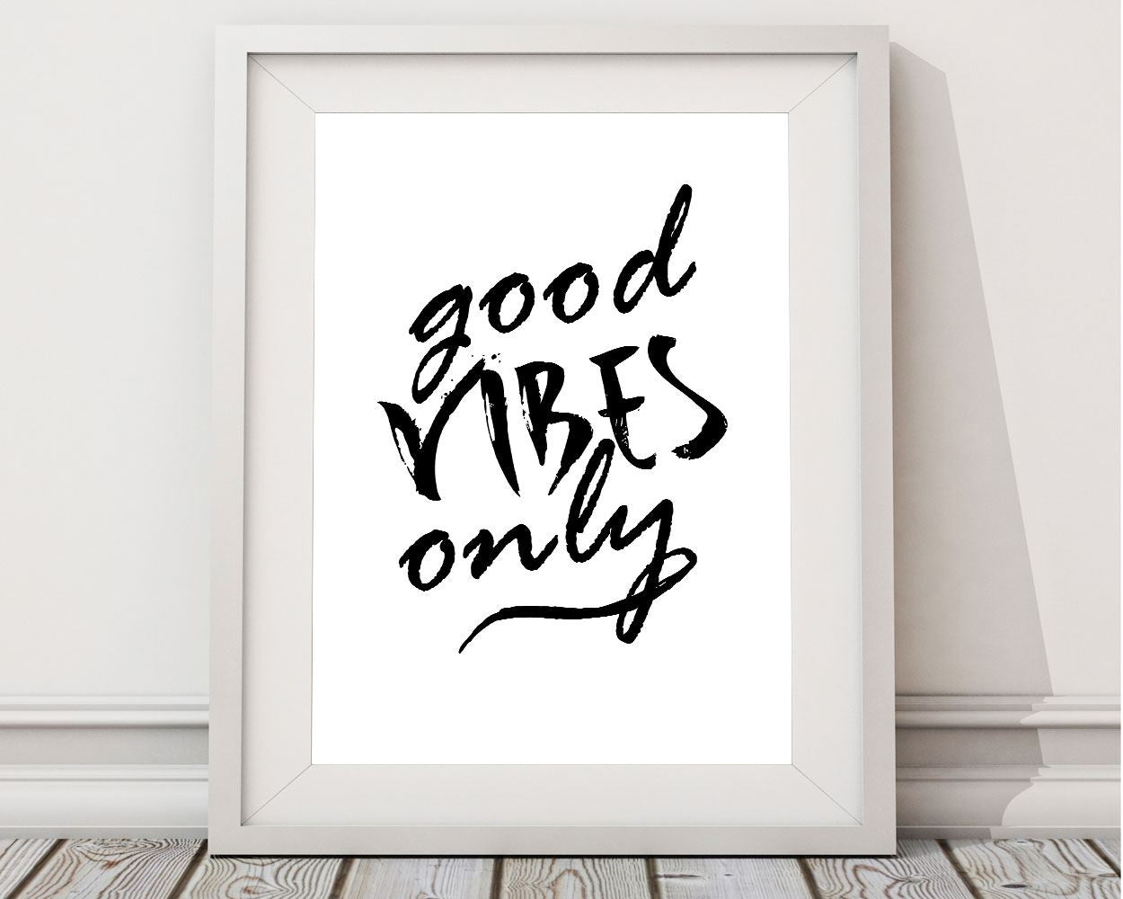 Wall Art Good Vibes Digital Print Good Vibes Poster Art Good Vibes Wall Art Print Good Vibes Minimalist Art Good Vibes Minimalist Print Good - Digital Download