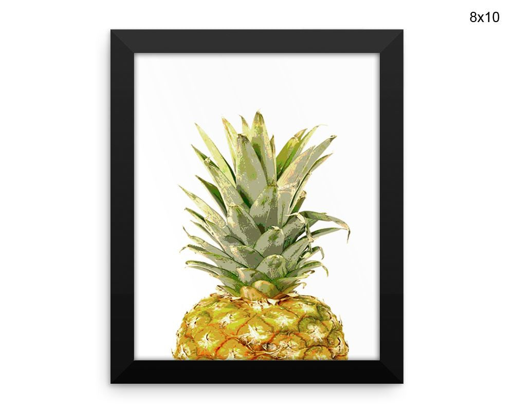 Pineapple Print, Beautiful Wall Art with Frame and Canvas options available Nature Decor