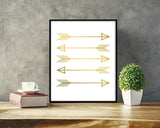Arrow Decor, Gold Wall Art, Gold Arrow Art, Gold Arrow Sign, Inspirational Wall Art, Art Printables, Creative Home Decor - Digital Download