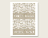 Food Tent Bridal Shower Food Tent Burlap And Lace Bridal Shower Food Tent Bridal Shower Burlap And Lace Food Tent Brown White prints NR0BX