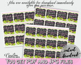 Baby shower THANK YOU favor tags square printable with green alligator and pink color theme for girl, instant download - ap001