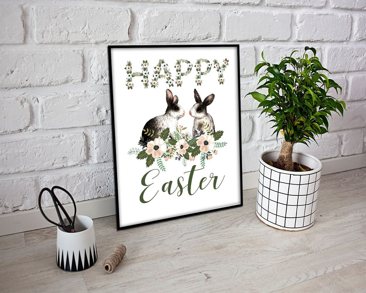 Wall Art Easter Bunny Digital Print Easter Bunny Poster Art Easter Bunny Wall Art Print Easter Bunny Easter Art Easter Bunny Easter Print - Digital Download