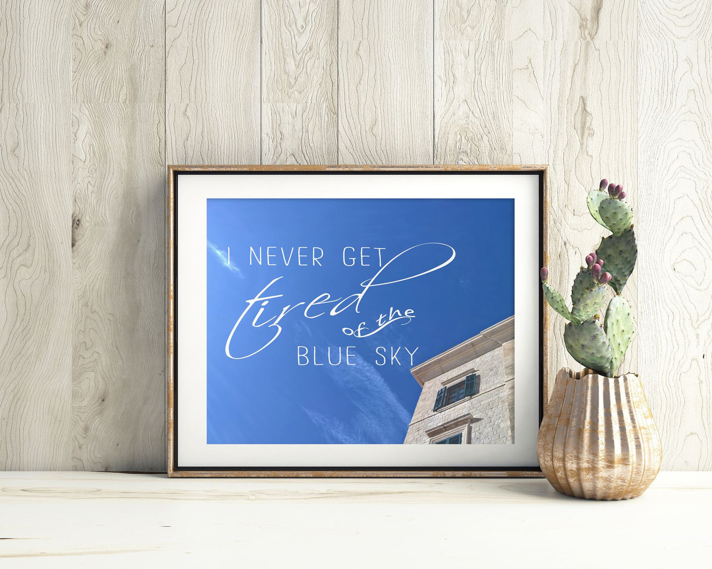 Wall Art Blue Sky Digital Print Blue Sky Poster Art Blue Sky Wall Art Print Blue Sky Photography Art Blue Sky Photography Print Blue Sky - Digital Download