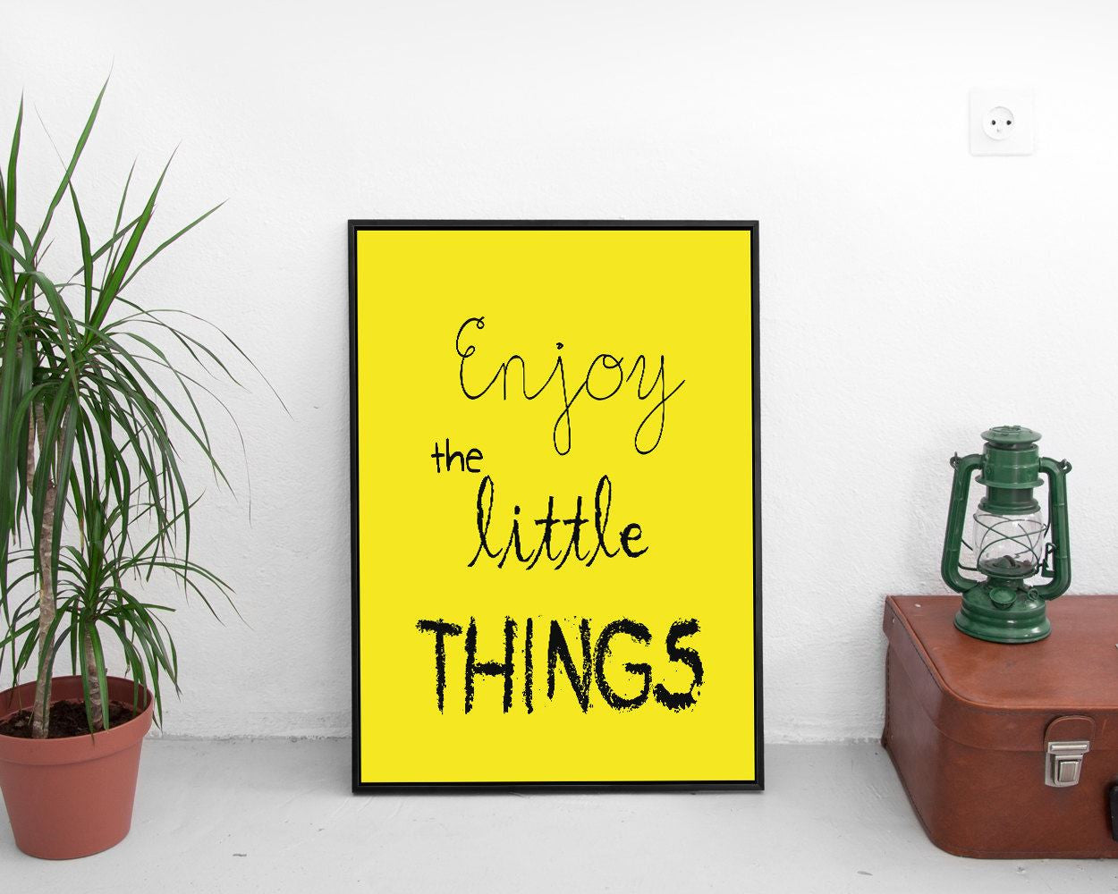 Wall Art Enjoy The Little Things Digital Print Enjoy The Little Things Poster Art Enjoy The Little Things Wall Art Print Enjoy The Little - Digital Download