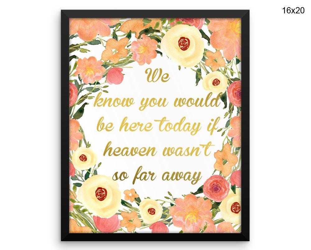 Heaven Print, Beautiful Wall Art with Frame and Canvas options available Beautiful Decor