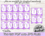Chair Banner Baby Shower Chair Banner Butterfly Baby Shower Chair Banner Baby Shower Butterfly Chair Banner Purple Pink party stuff 7AANK - Digital Product