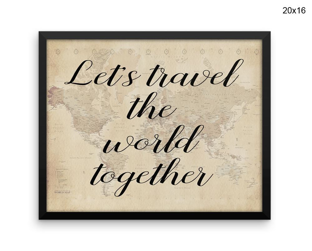 Travel Print, Beautiful Wall Art with Frame and Canvas options available Home Decor