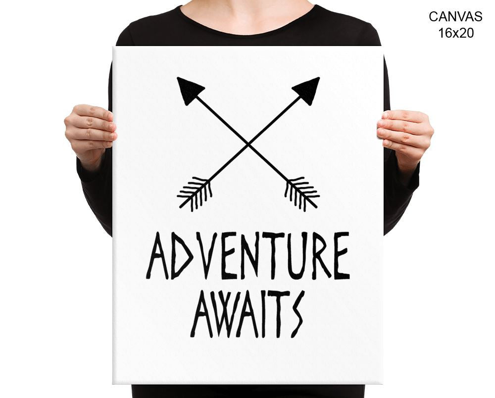 Adventure Print, Beautiful Wall Art with Frame and Canvas options available Kids Decor