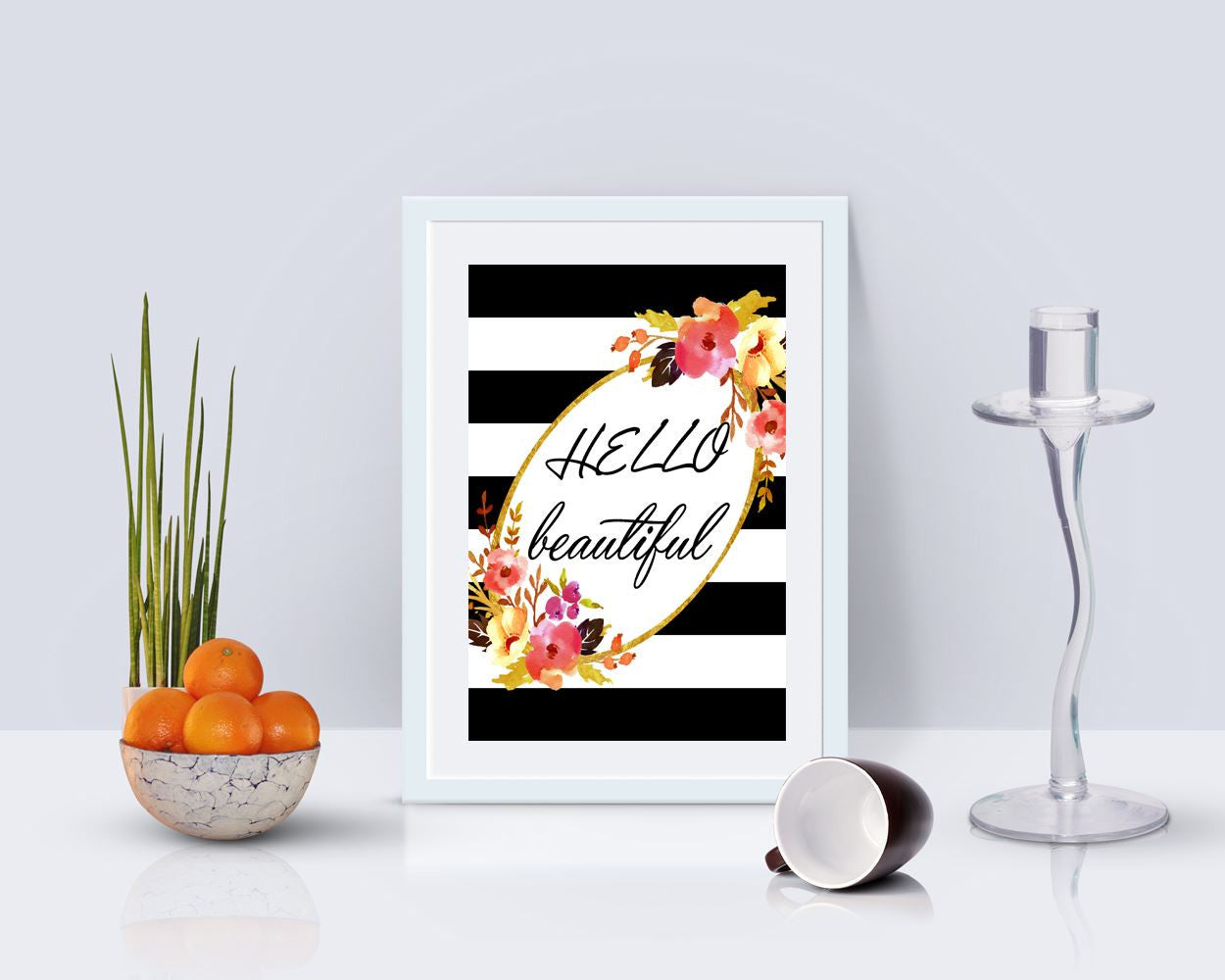 Wall Art Hello Digital Print Hello Poster Art Hello Wall Art Print Hello Fashion Art Hello Fashion Print Hello Wall Decor Hello - Digital Download