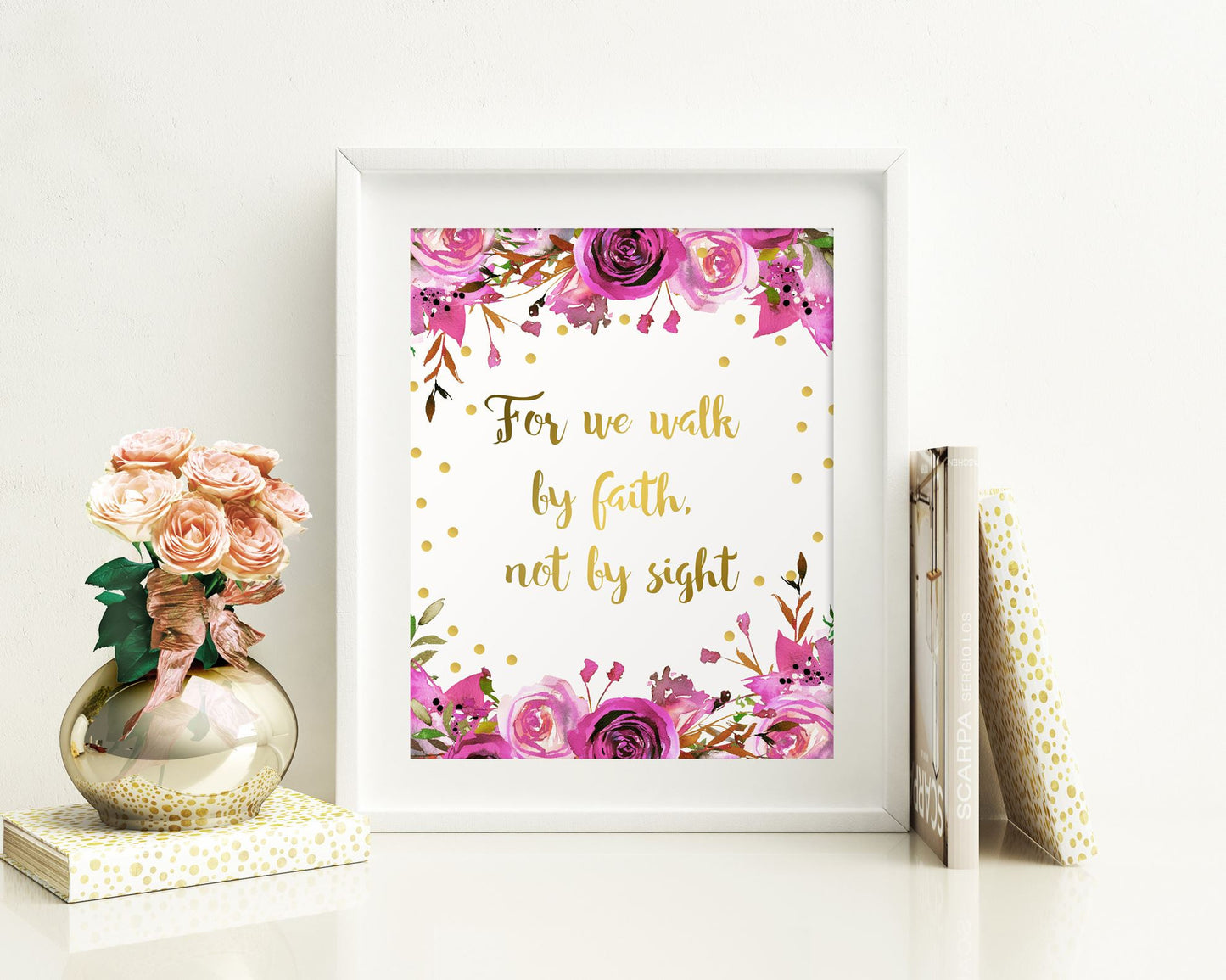 Wall Art For We Walk By Faith Not By Sight Digital Print For We Walk By Faith Not By Sight Poster Art For We Walk By Faith Not By Sight Wall - Digital Download