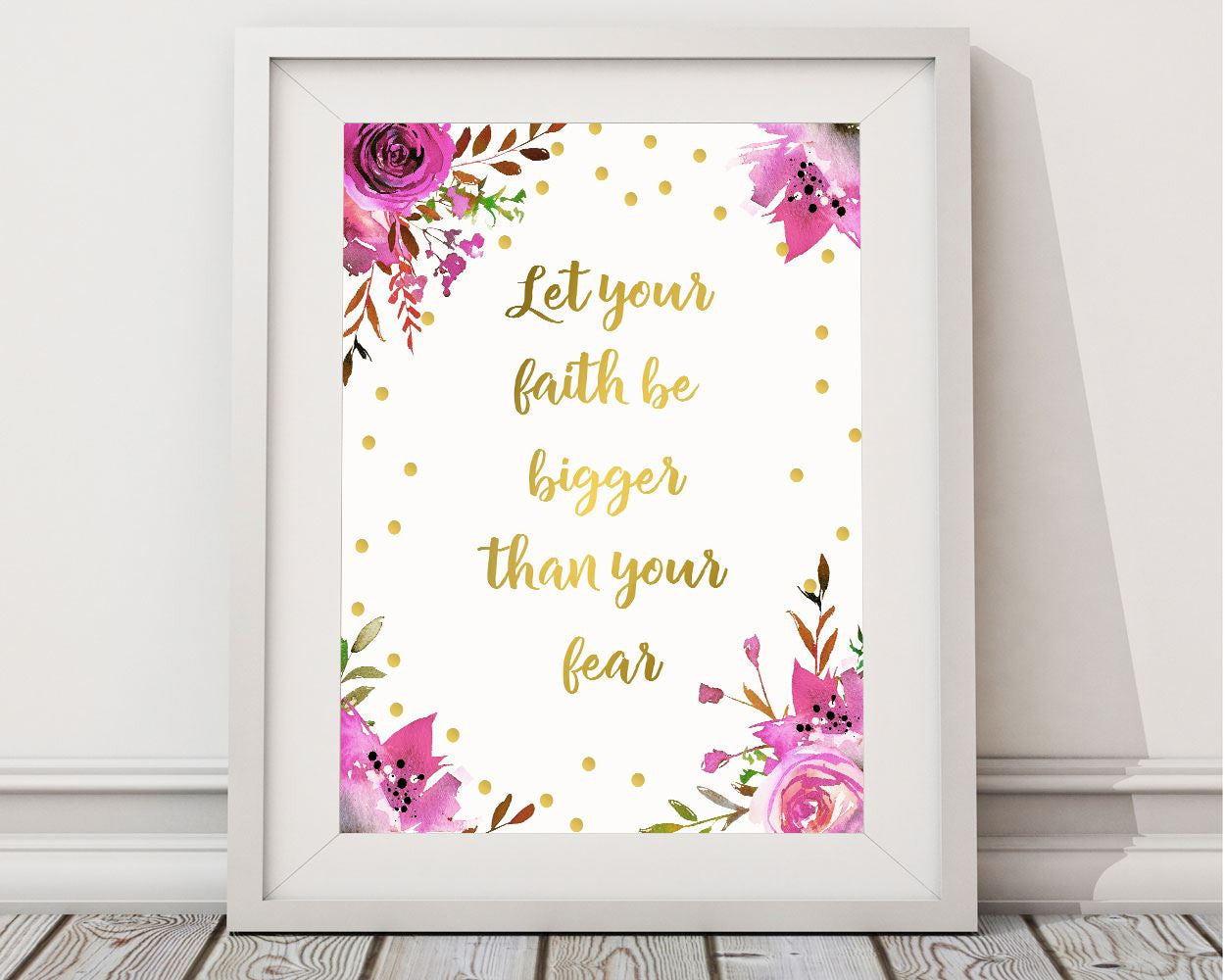 Wall Decor Fear Printable Faith Prints Fear Sign Faith Encouraging Art Faith Encouraging Print Fear Printable Art Fear Faith Christian Art - Digital Download