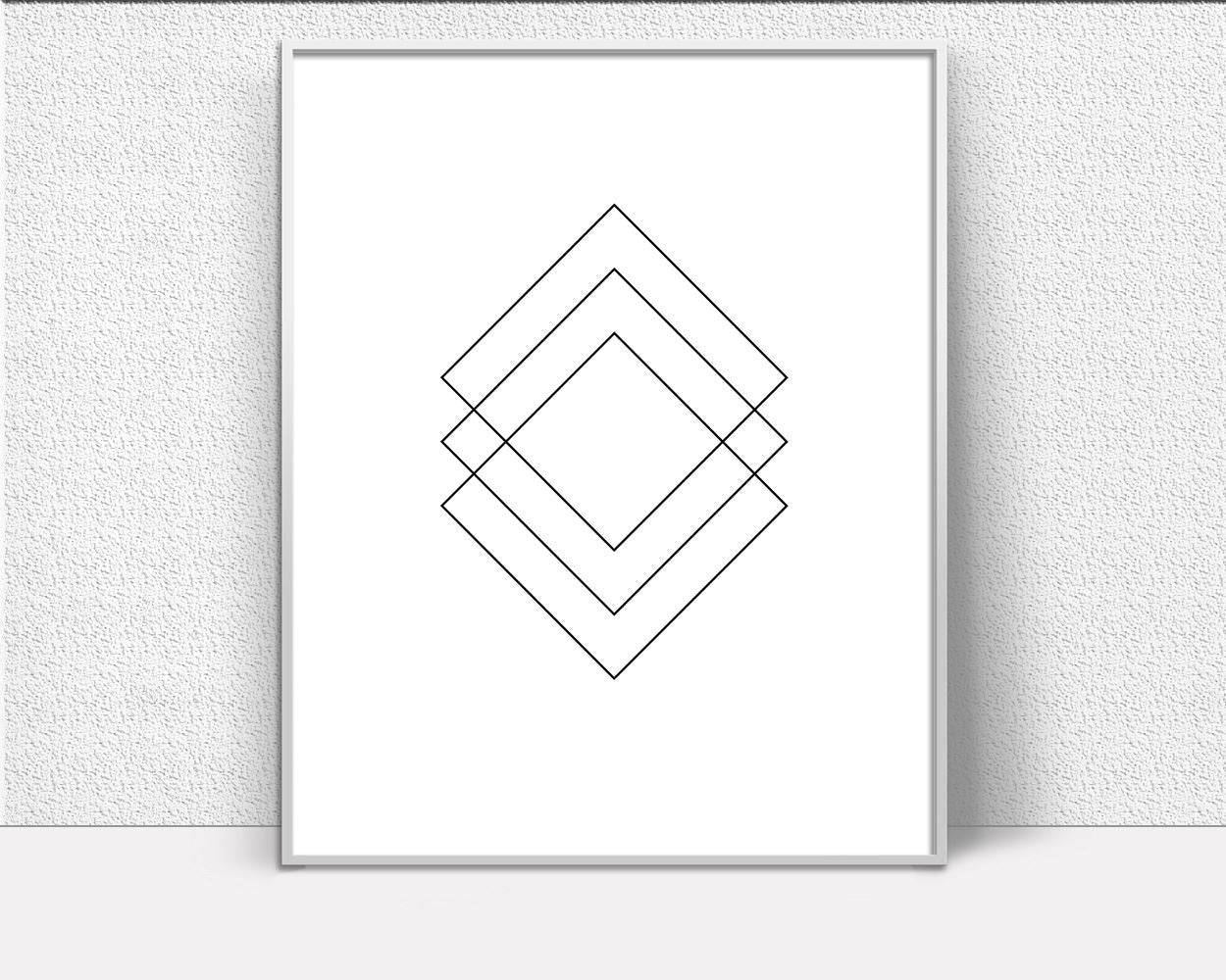 Wall Art Geometric Shape Digital Print Geometric Shape Poster Art Geometric Shape Wall Art Print Geometric Shape Scandi Art Geometric Shape - Digital Download