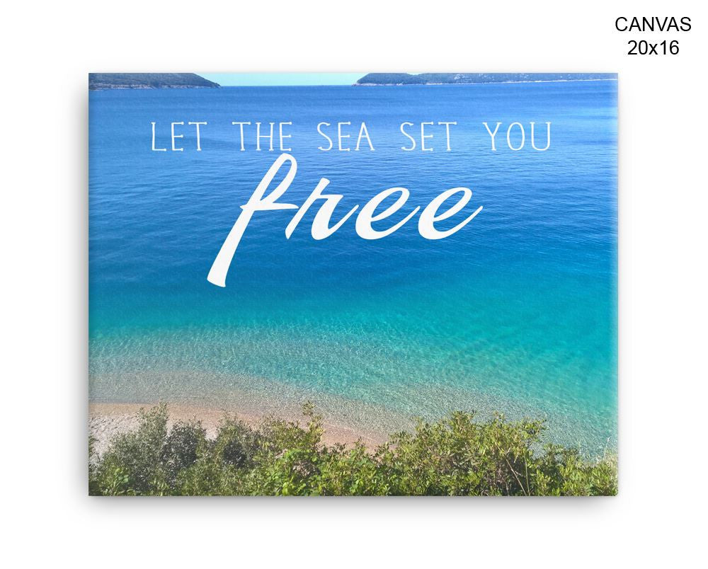 Sea Free Print, Beautiful Wall Art with Frame and Canvas options available Photography Decor