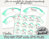 Cupcake Toppers And Wrappers Baby Shower Cupcake Toppers And Wrappers Hot Air Balloon Baby Shower Cupcake Toppers And Wrappers Baby CSXIS - Digital Product