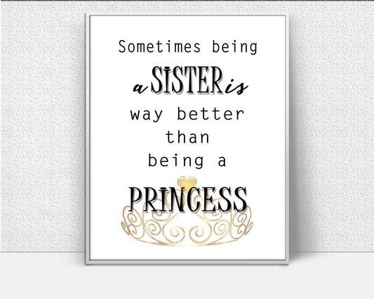 Wall Art Sister Digital Print Sister Poster Art Sister Wall Art Print Sister Family Art Sister Family Print Sister Wall Decor Sister - Digital Download