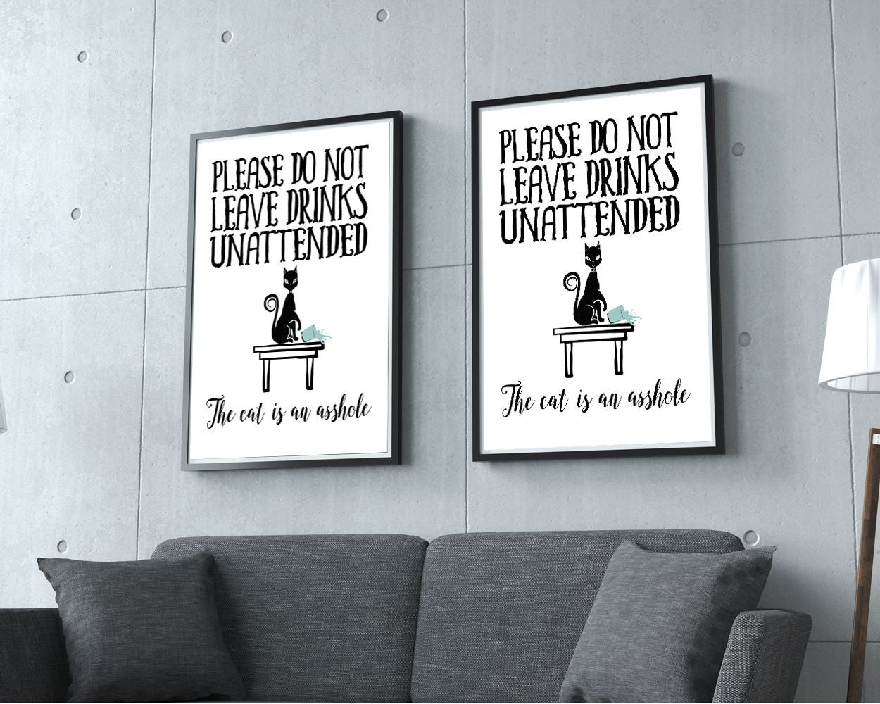 Wall Art Asshole Cat Digital Print Asshole Cat Poster Art Asshole Cat Wall Art Print Asshole Cat Living Room Art Asshole Cat Living Room - Digital Download