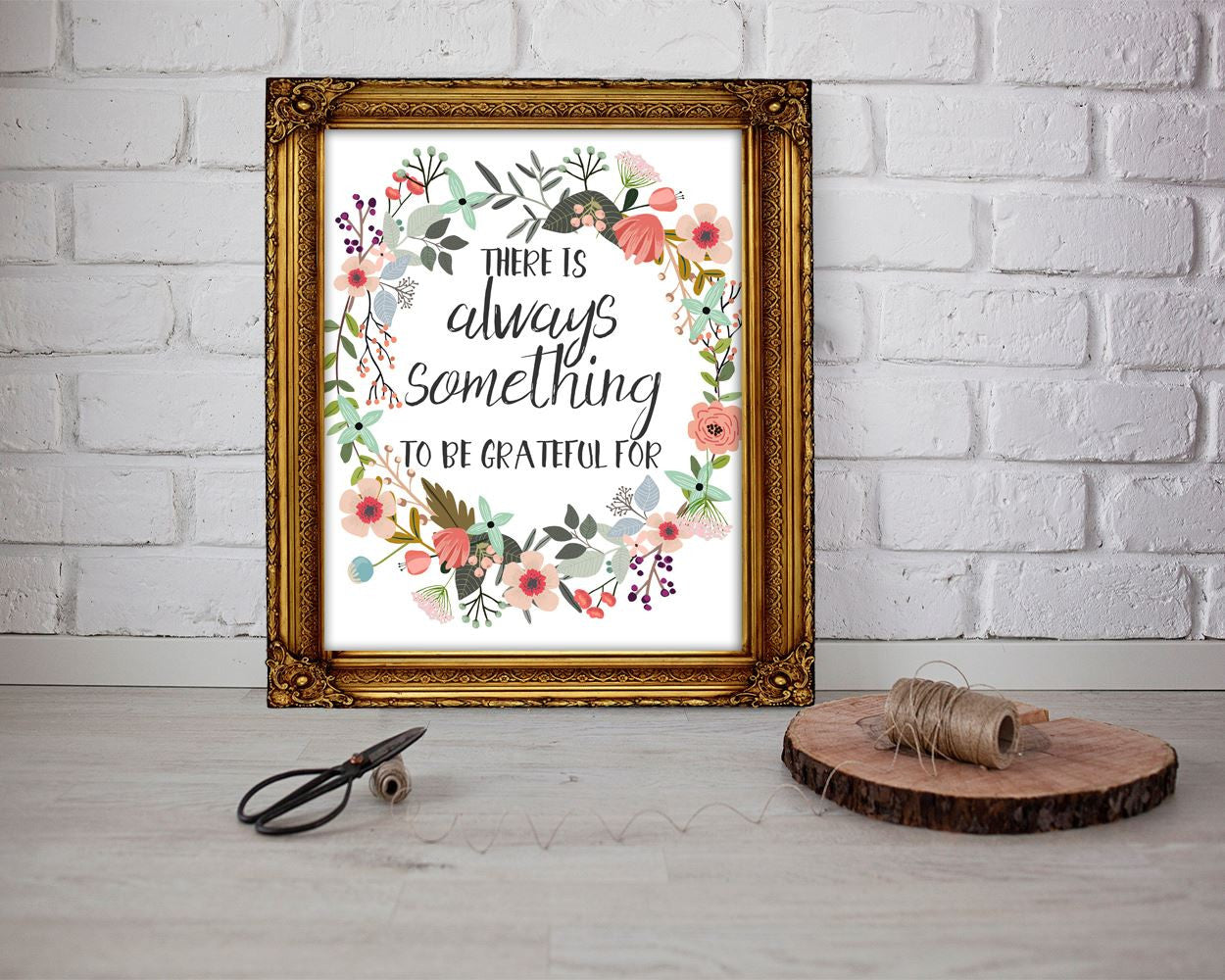 Wall Art Grateful Digital Print Grateful Poster Art Grateful Wall Art Print Grateful Home Art Grateful Home Print Grateful Wall Decor - Digital Download