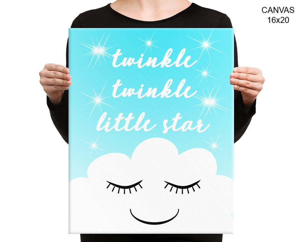 Twinkle Twinkle Little Star Print, Beautiful Wall Art with Frame and Canvas options available